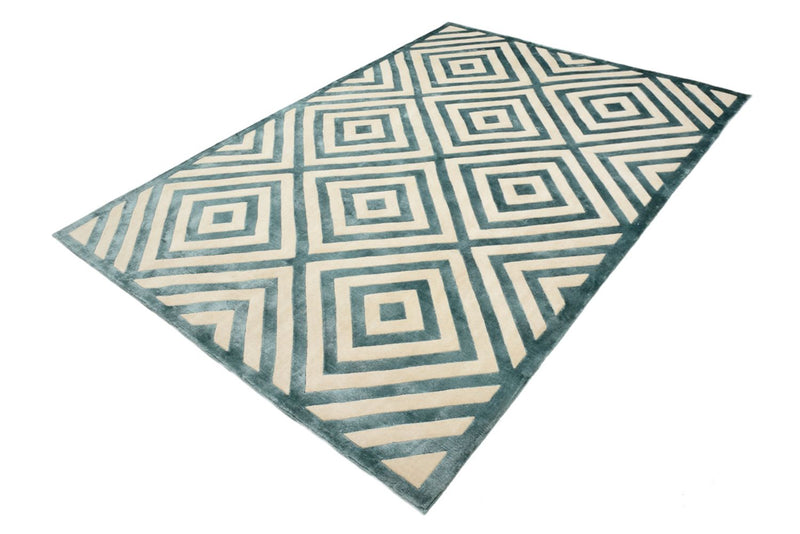 Designer Teppich - 237 x 169 cm - mehrfarbig