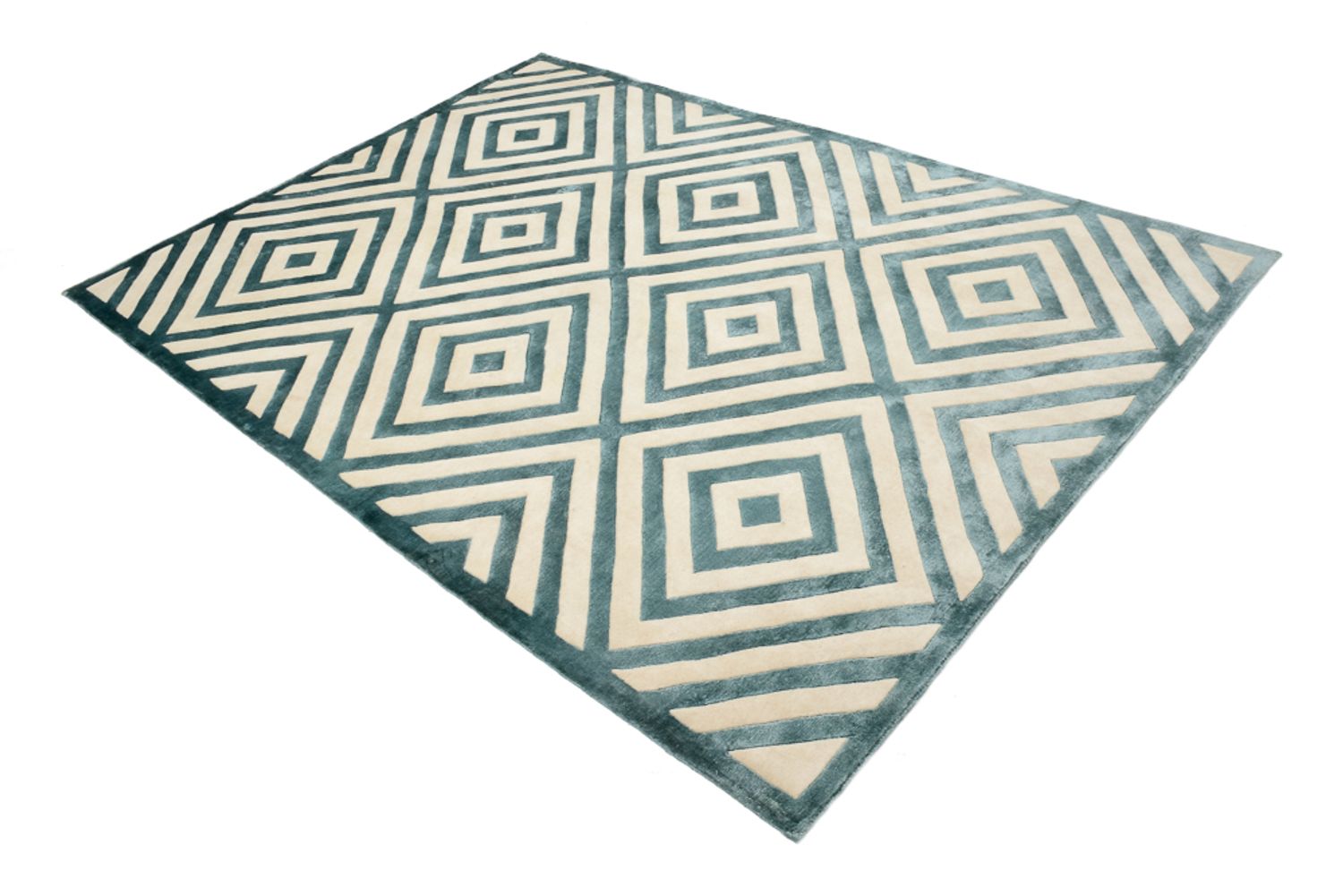 Designer Teppich - 237 x 169 cm - mehrfarbig