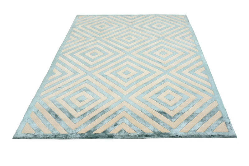 Designer Teppich - 237 x 169 cm - mehrfarbig