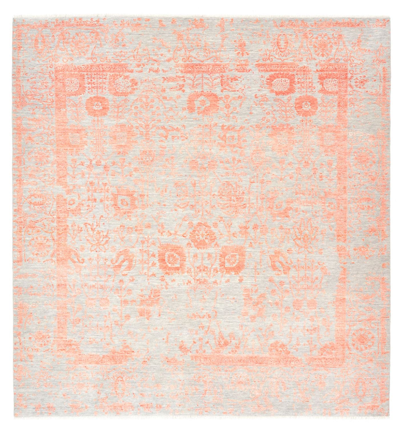Designer Teppich - 261 x 251 cm - orange
