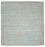 Designer Teppich quadratisch  - 249 x 249 cm - hellblau