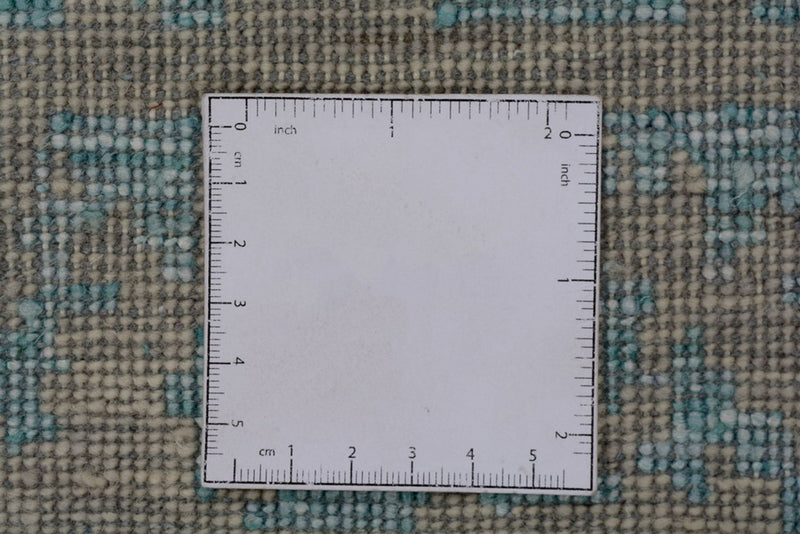 Designer Teppich quadratisch  - 249 x 249 cm - hellblau