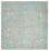 Designer Teppich quadratisch  - 308 x 303 cm - hellblau