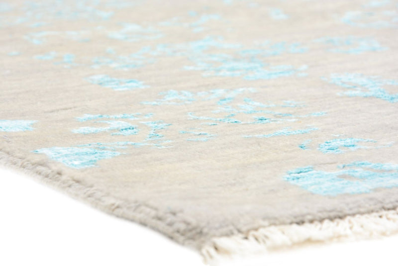 Designer Teppich quadratisch  - 308 x 303 cm - hellblau