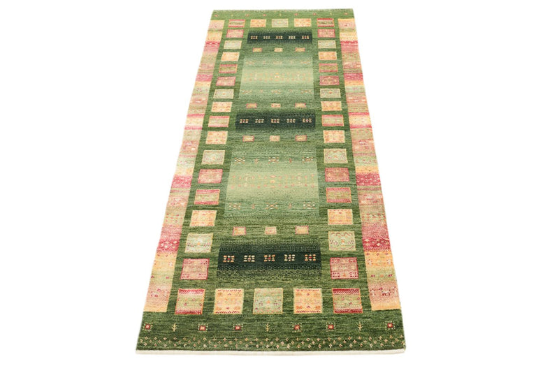 Läufer Gabbeh - Loribaft Indus - 192 x 76 cm - mehrfarbig