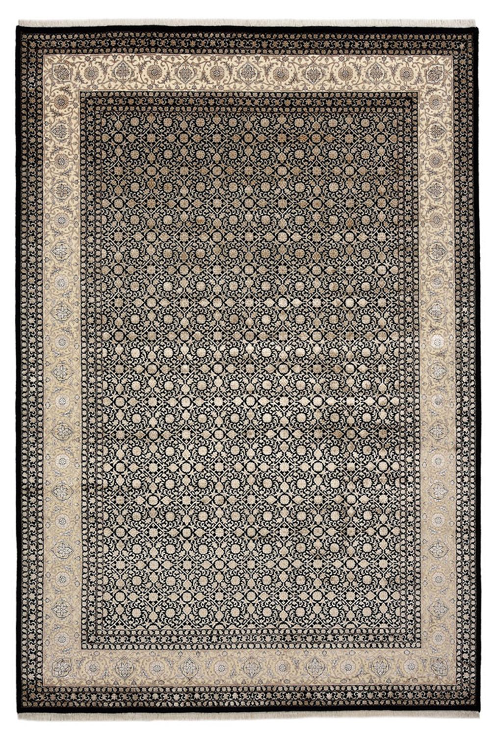 Orientteppich - Bidjar - Indus - 301 x 203 cm - dunkelbeige