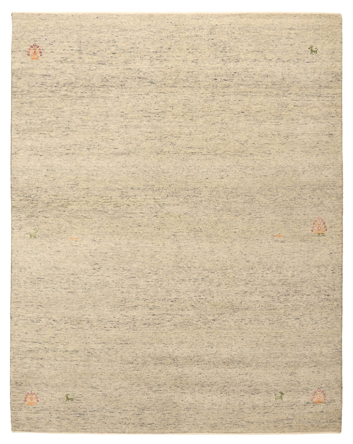 Gabbeh Teppich - Loribaft Indus - 193 x 154 cm - camel