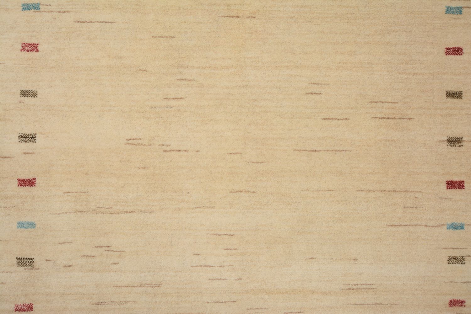 Gabbeh Teppich - Loribaft Indus - 199 x 155 cm - hellbeige