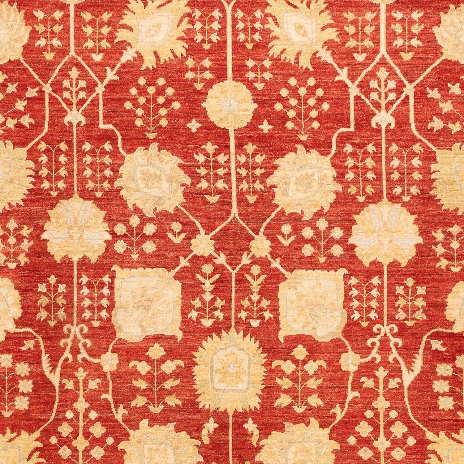 Ziegler Teppich - 343 x 254 cm - rot