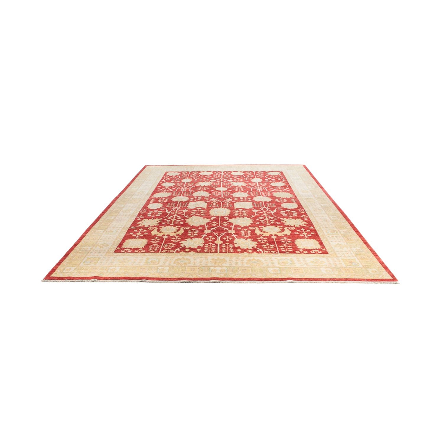 Ziegler Teppich - 343 x 254 cm - rot