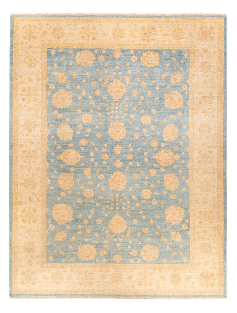 Ziegler Teppich - 343 x 258 cm - hellblau