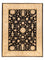 Ziegler Teppich - 342 x 259 cm - dunkelblau