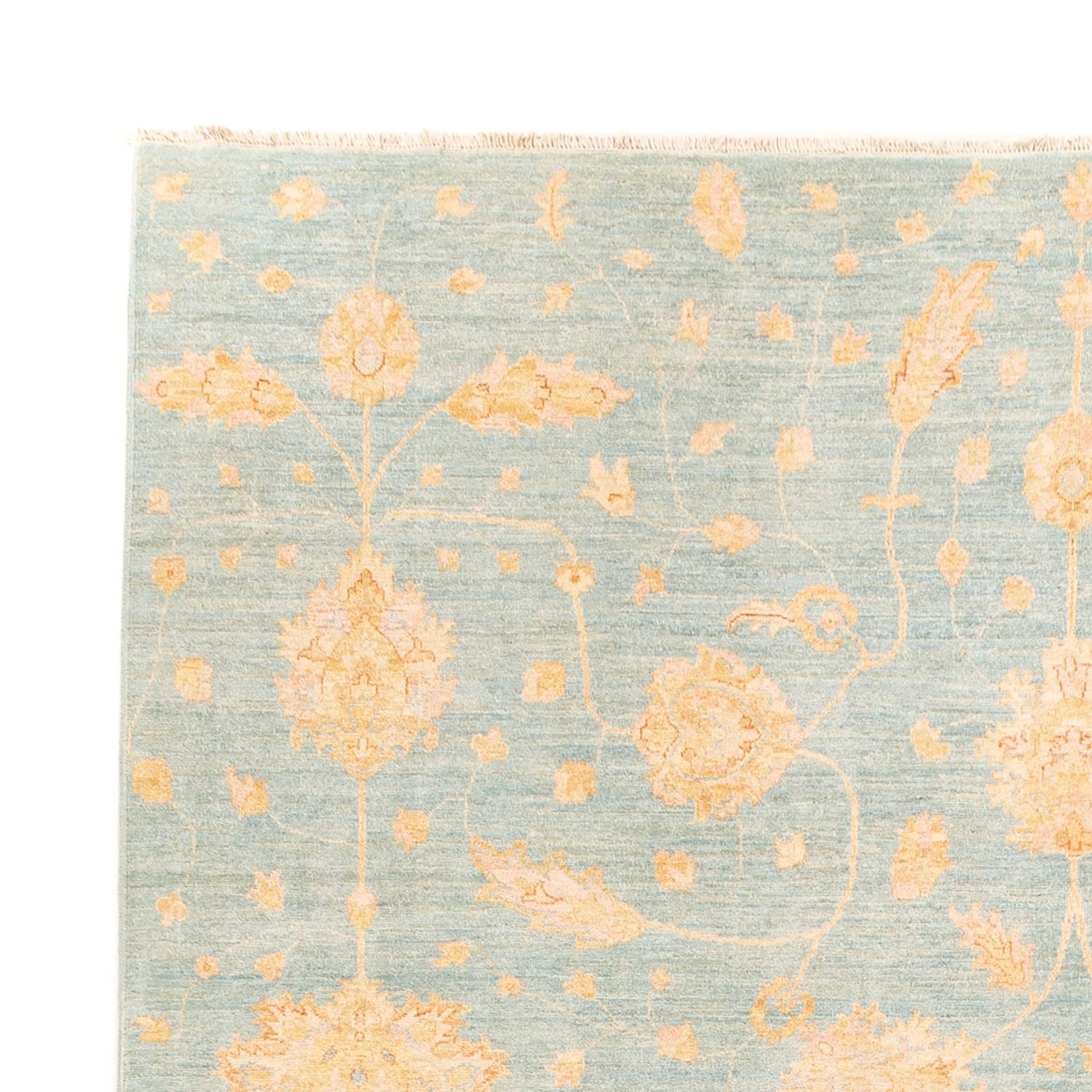 Ziegler Teppich - 352 x 253 cm - hellblau