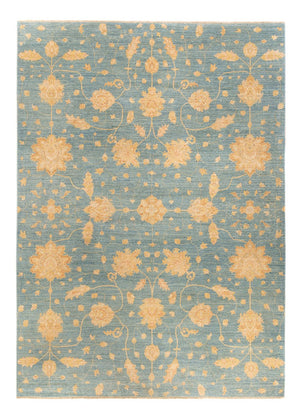 Ziegler Teppich - 348 x 252 cm - seeblau