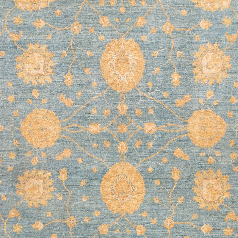 Ziegler Teppich - 357 x 255 cm - blau