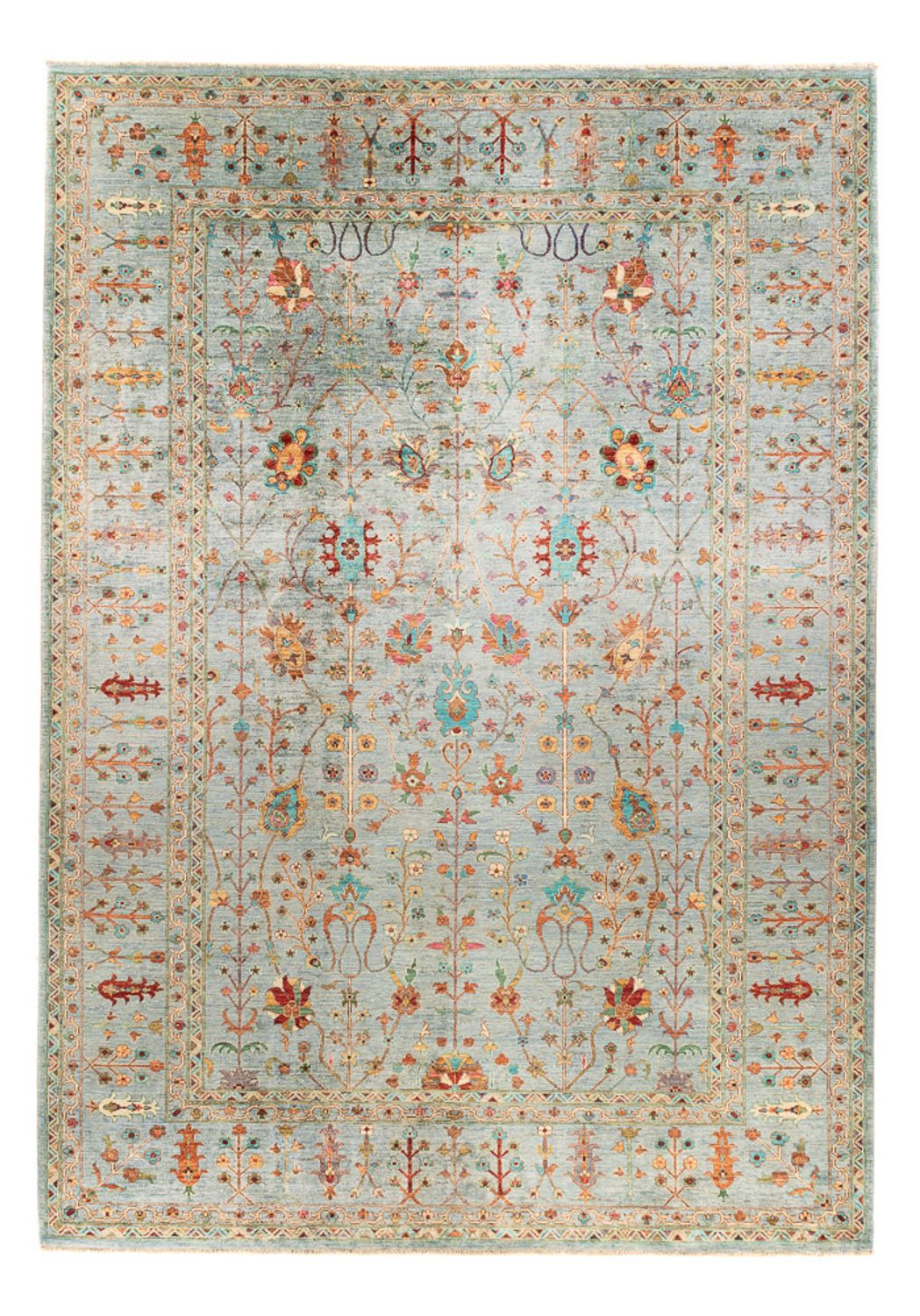 Ziegler Teppich - Ariana - 346 x 244 cm - hellblau