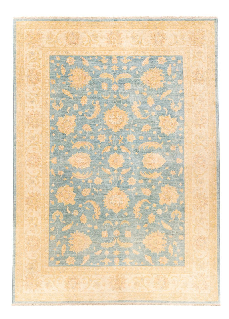 Ziegler Teppich - 343 x 249 cm - hellblau