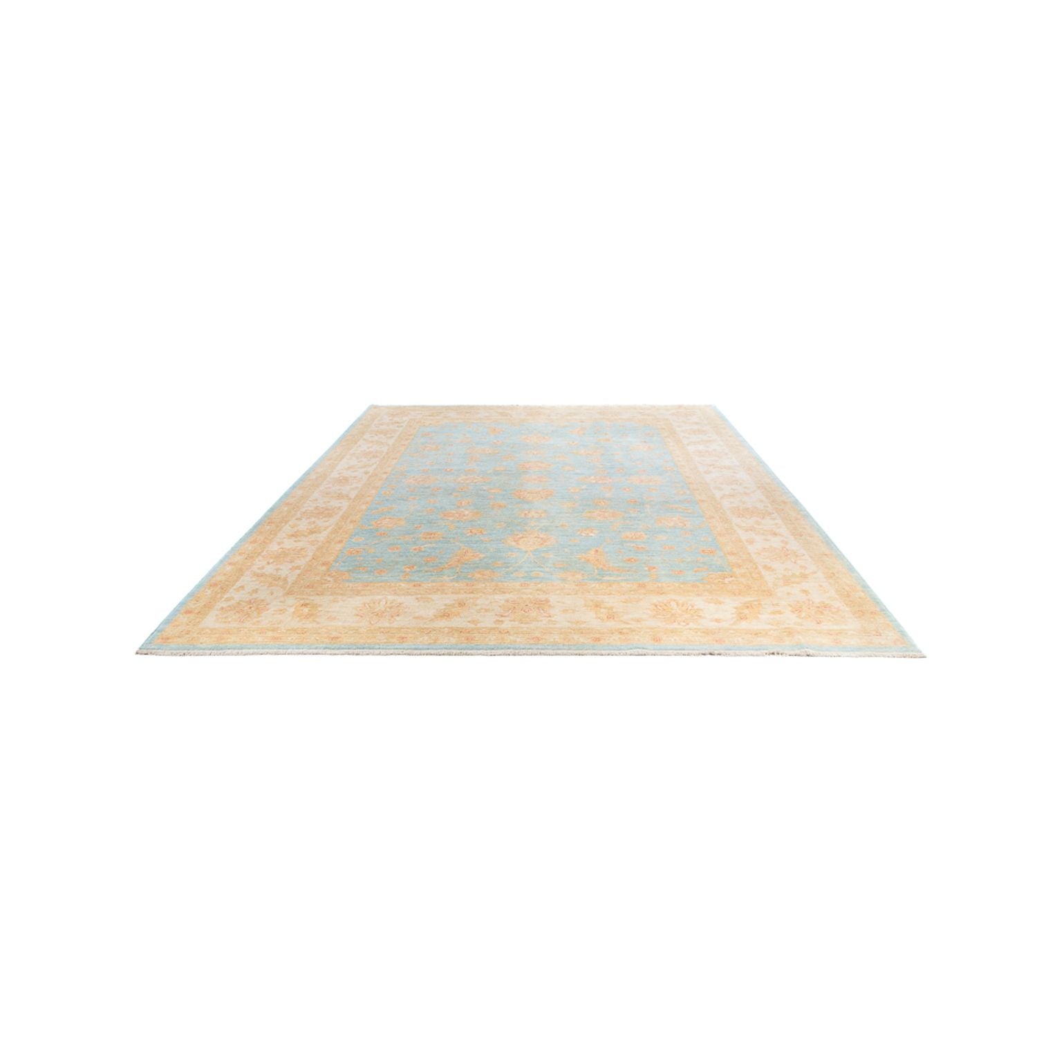 Ziegler Teppich - 342 x 257 cm - hellblau