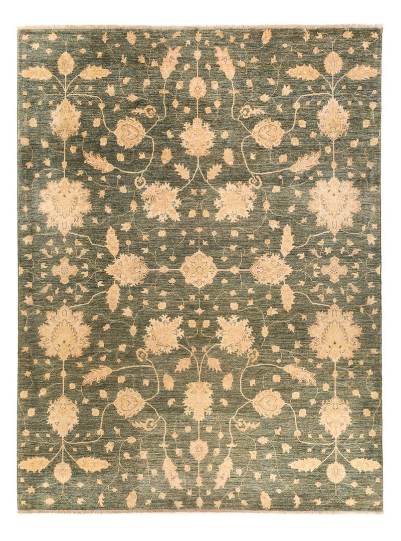 Ziegler Teppich - 348 x 256 cm - olivgrün