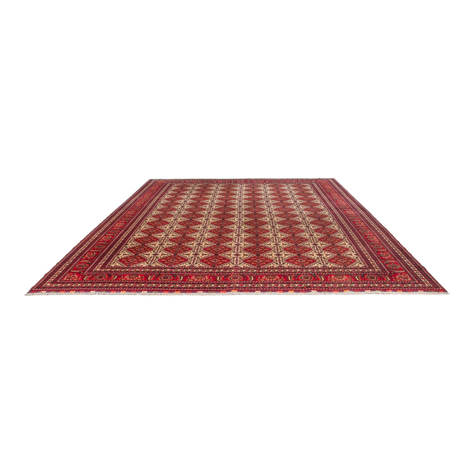 Afghan Teppich - Royal - 385 x 300 cm - mehrfarbig