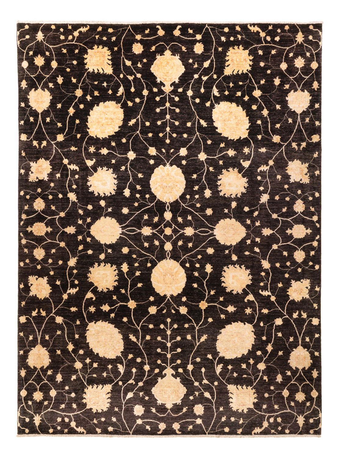 Ziegler Teppich - Ariana - 374 x 277 cm - schwarz
