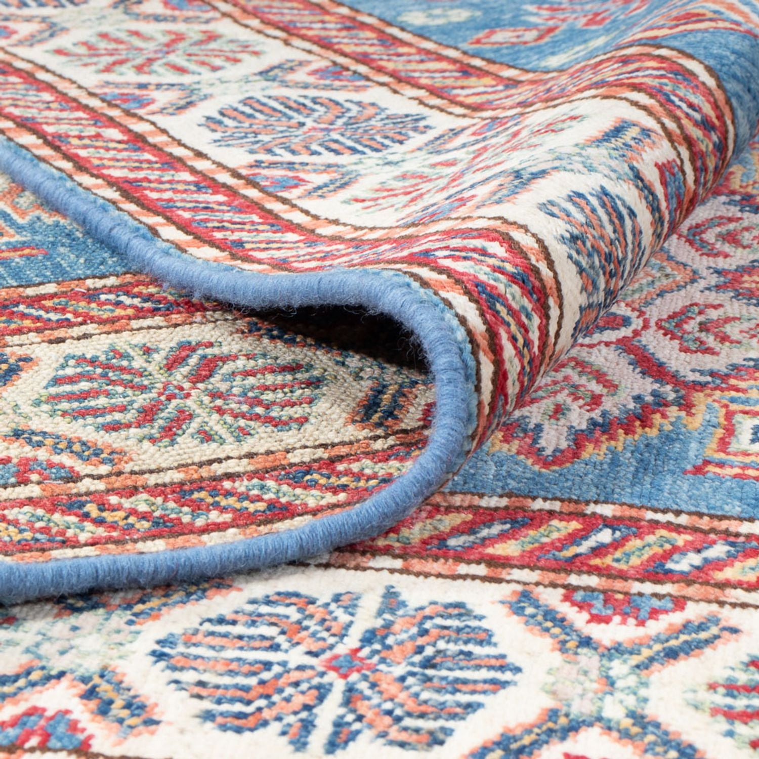Läufer Ziegler - Kazak - 290 x 82 cm - blau