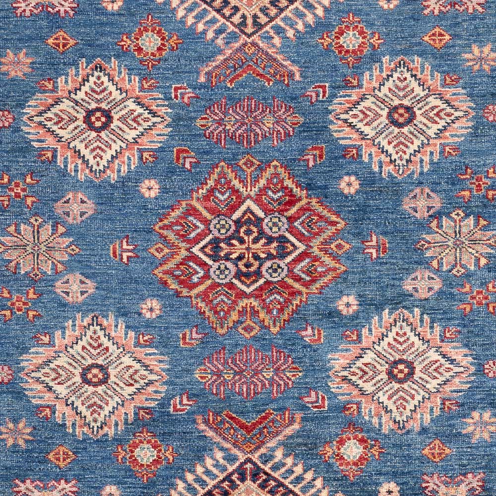 Ziegler Teppich - Kazak - 210 x 147 cm - blau