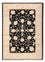 Ziegler Teppich - 182 x 125 cm - schwarz