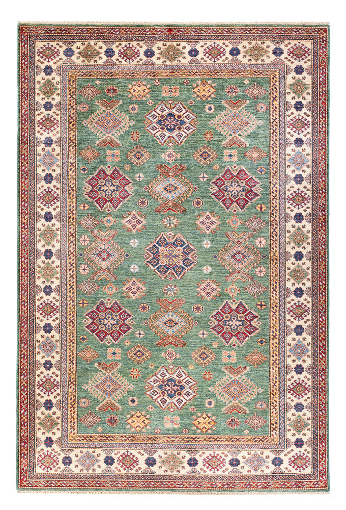 Ziegler Teppich - Kazak - 296 x 201 cm - hellgrün