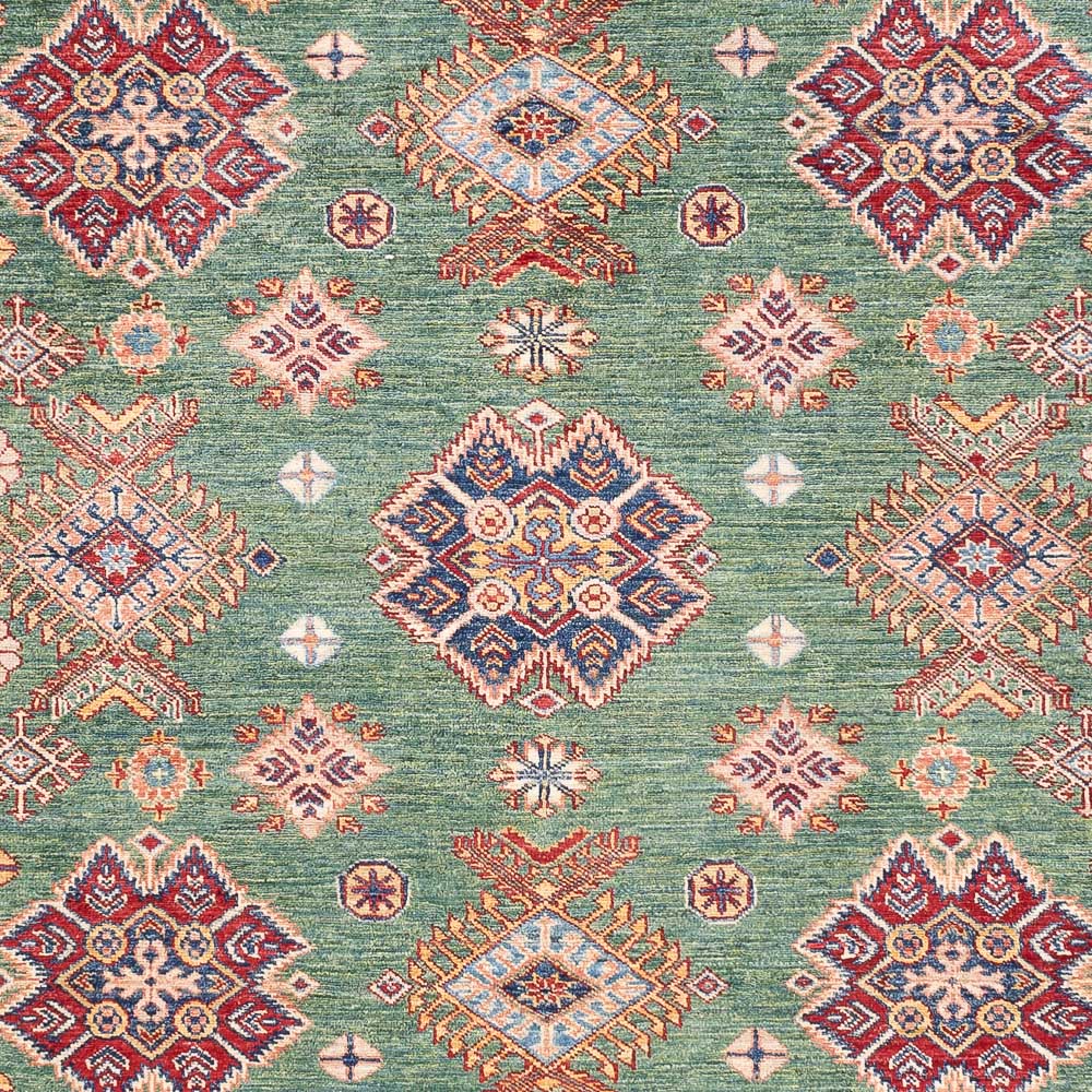 Ziegler Teppich - Kazak - 296 x 201 cm - hellgrün