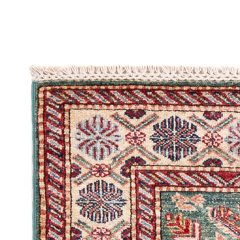 Läufer Ziegler - Kazak - 248 x 75 cm - dunkelgrün