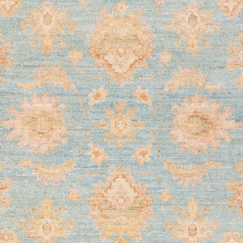 Ziegler Teppich - 145 x 99 cm - hellblau