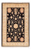 Ziegler Teppich - 153 x 99 cm - schwarz