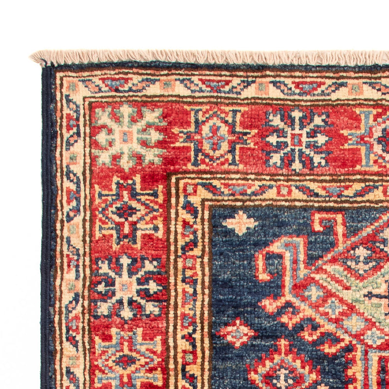 Ziegler Teppich - Kazak - Royal - 92 x 59 cm - petrolblau