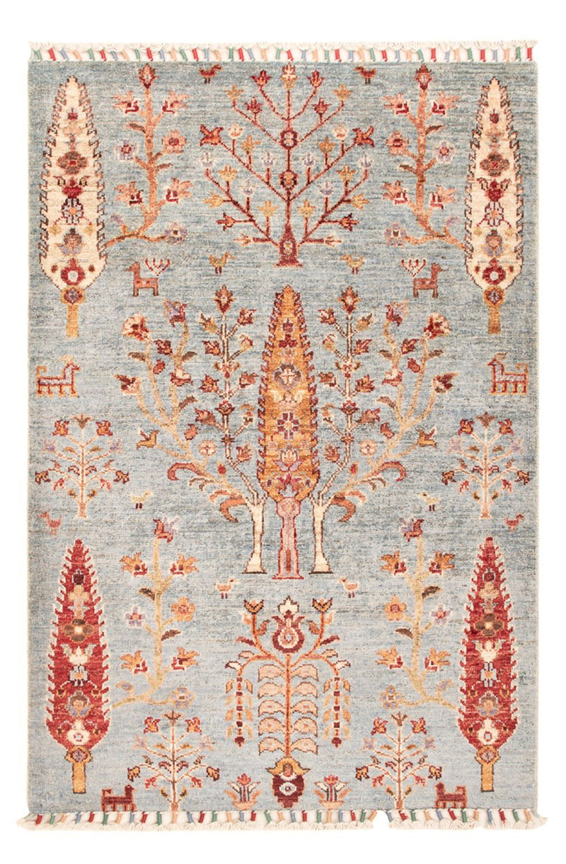Ziegler Teppich - Ariana - 122 x 83 cm - hellblau