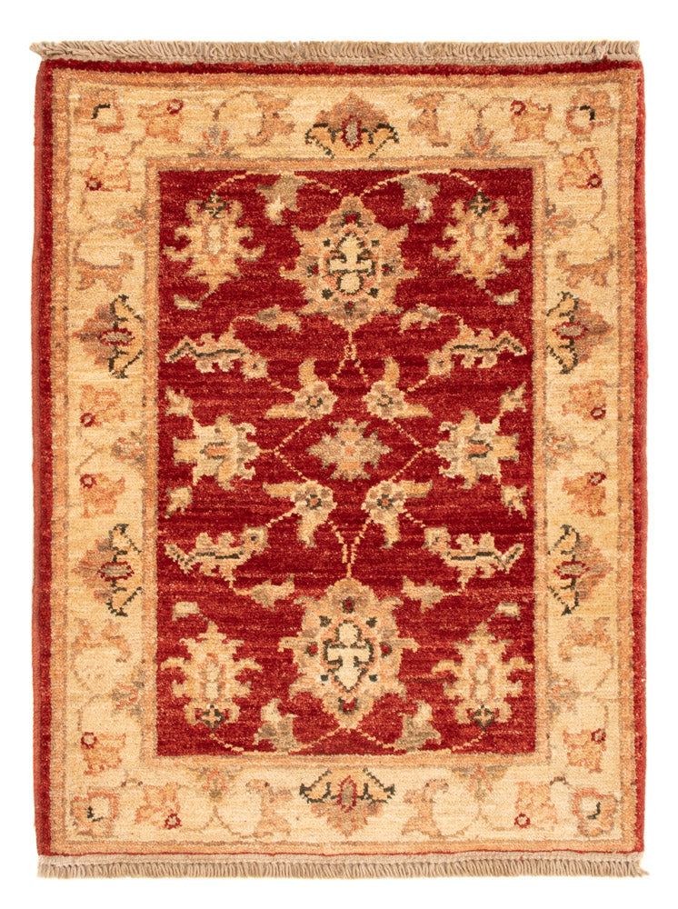 Ziegler Teppich - 70 x 55 cm - bordeauxrot