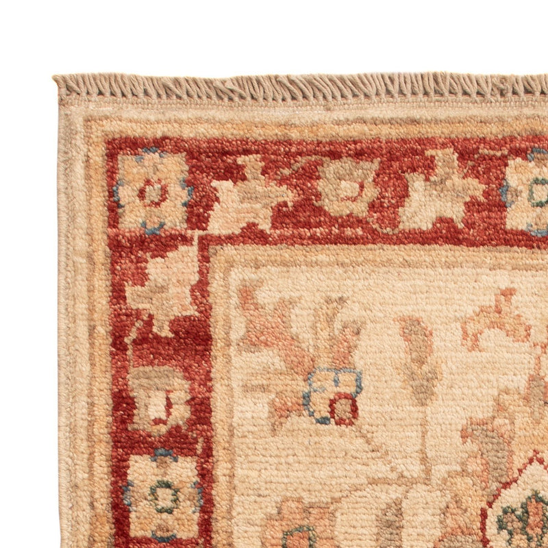 Ziegler Teppich - 75 x 51 cm - beige