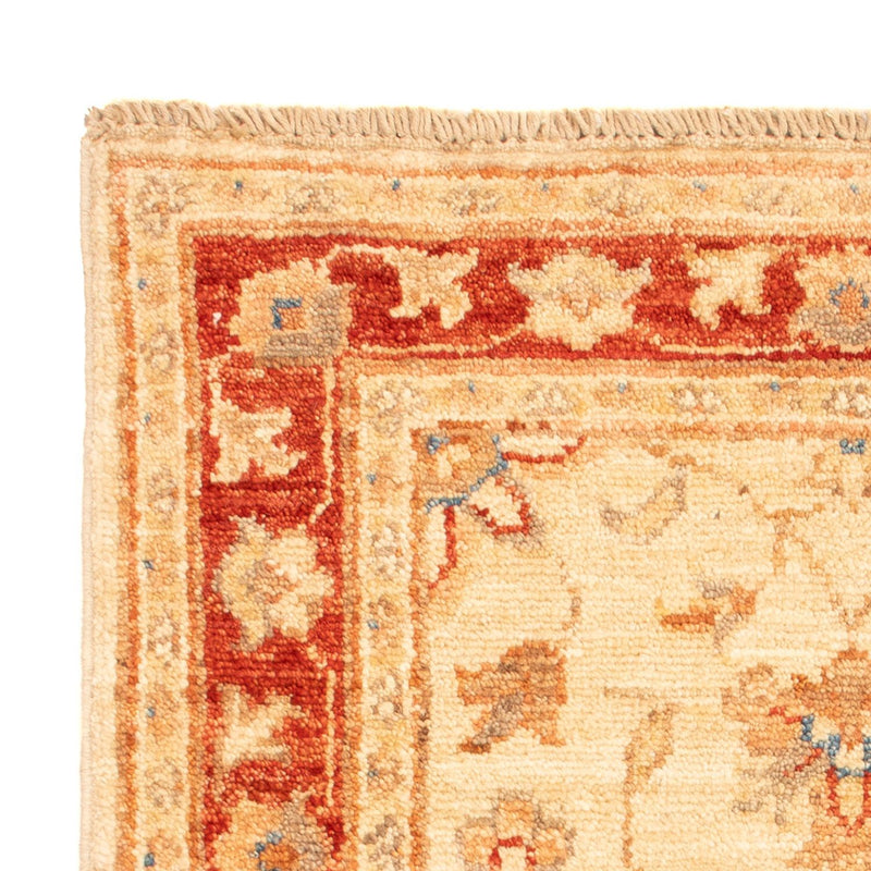 Ziegler Teppich - 74 x 54 cm - beige