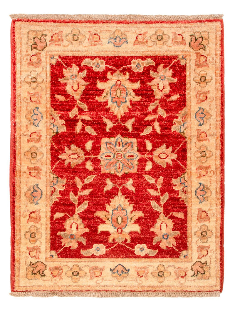 Ziegler Teppich - 70 x 54 cm - rot