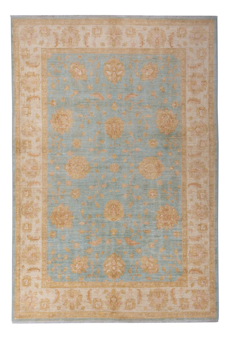 Ziegler Teppich - 297 x 200 cm - hellblau