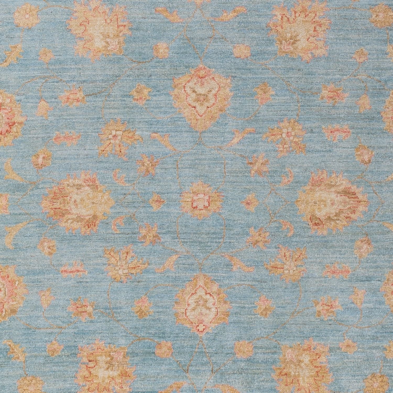 Ziegler Teppich - 298 x 206 cm - hellblau