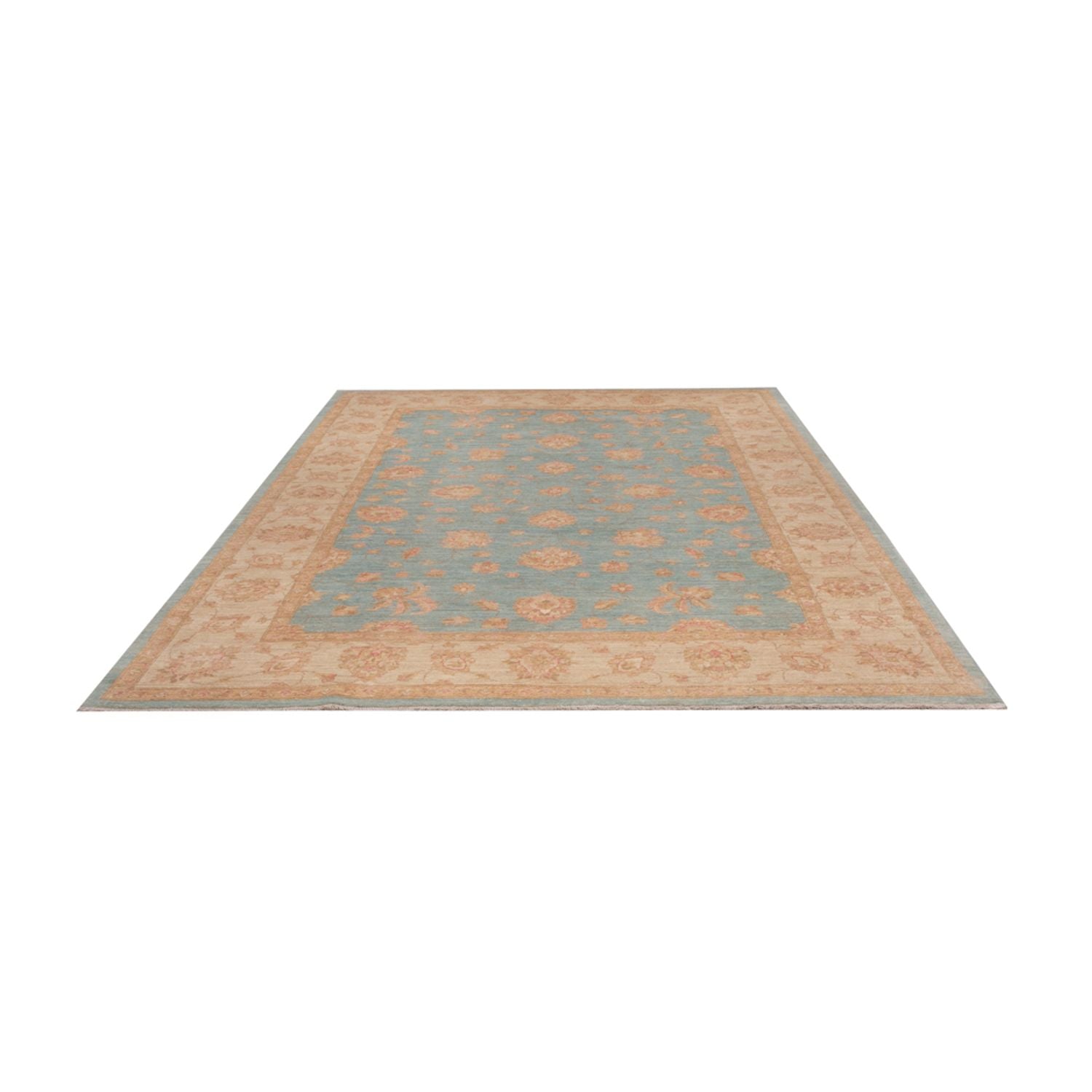 Ziegler Teppich - 298 x 206 cm - hellblau