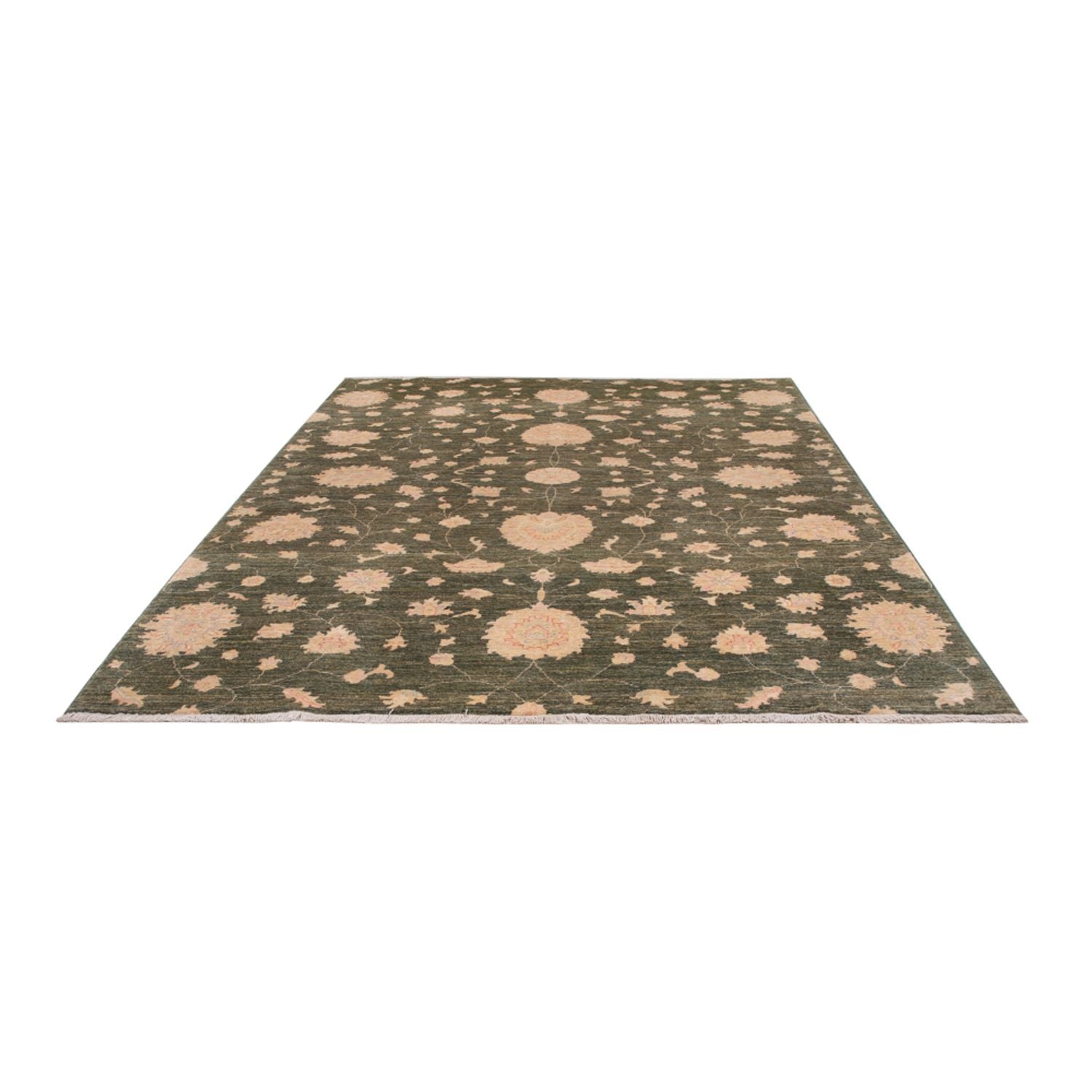 Ziegler Teppich - Modern - 294 x 205 cm - dunkelgrün