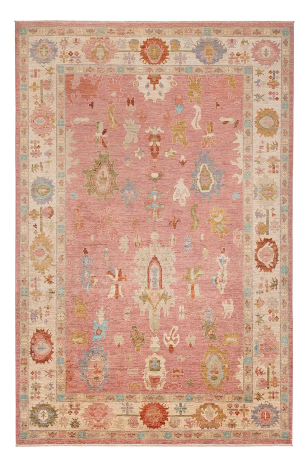 Ziegler Teppich - Usak - 359 x 237 cm - hellrot