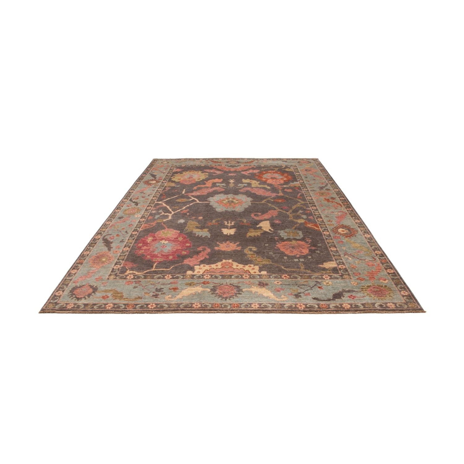 Ziegler Teppich - Usak - 352 x 242 cm - dunkelblau