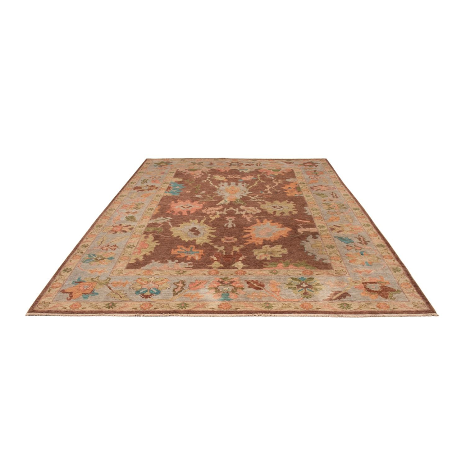 Ziegler Teppich - Usak - 343 x 243 cm - dunkelbeige