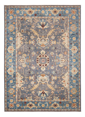 Ziegler Teppich - Usak - 341 x 251 cm - dunkelblau