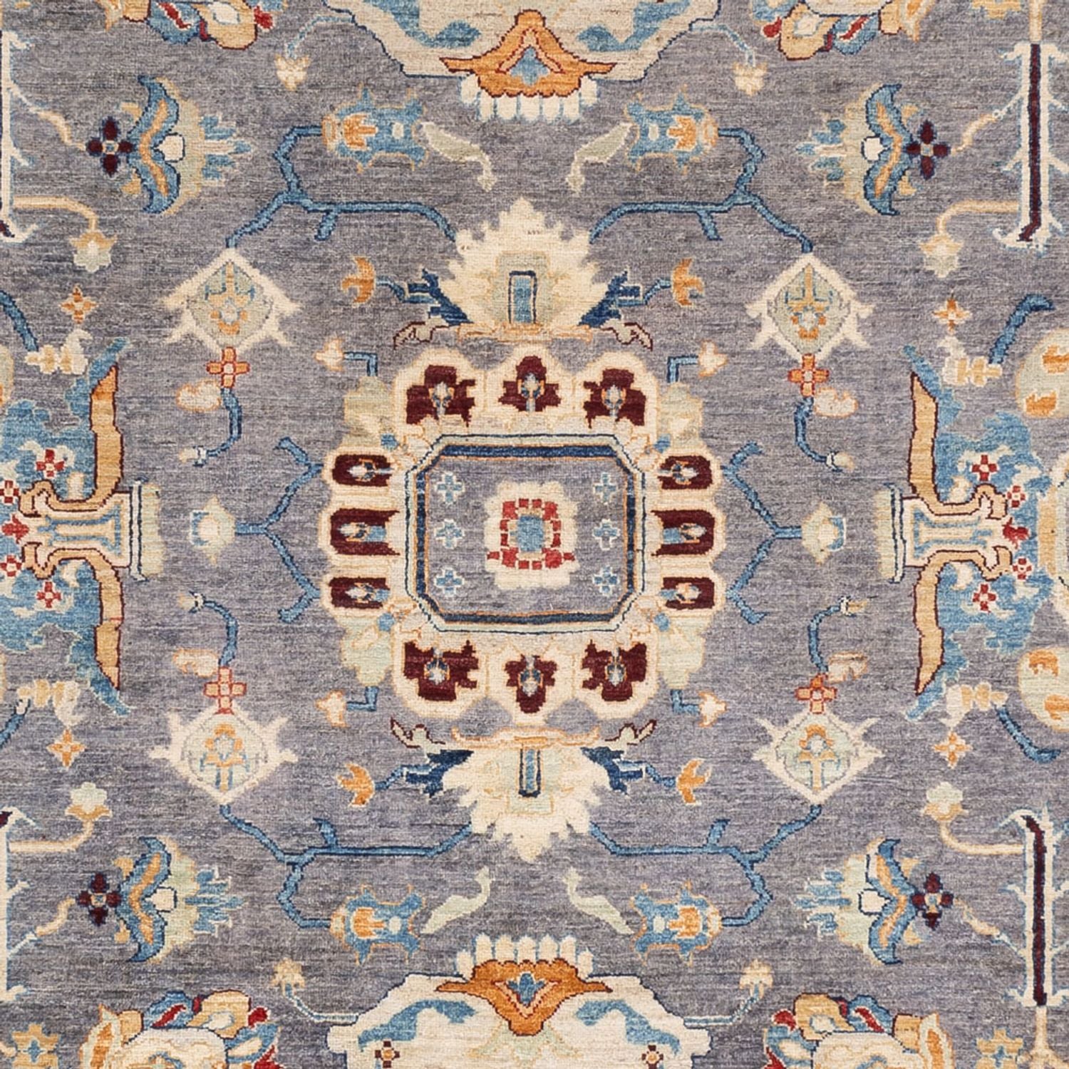 Ziegler Teppich - Usak - 341 x 251 cm - dunkelblau