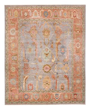 Ziegler Teppich - Usak - 306 x 243 cm - hellblau