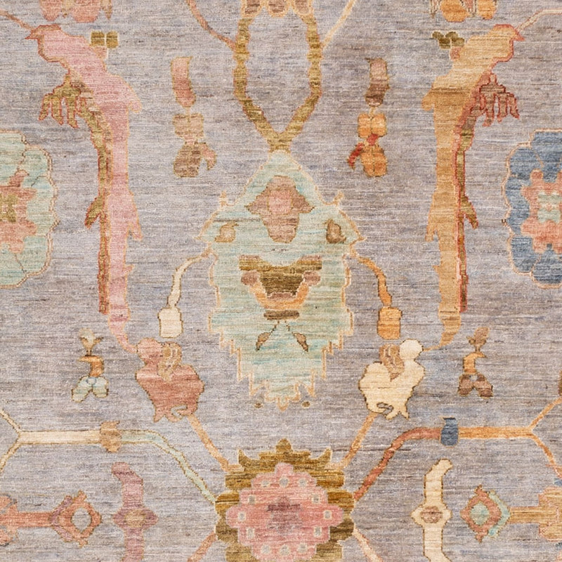 Ziegler Teppich - Usak - 306 x 243 cm - hellblau
